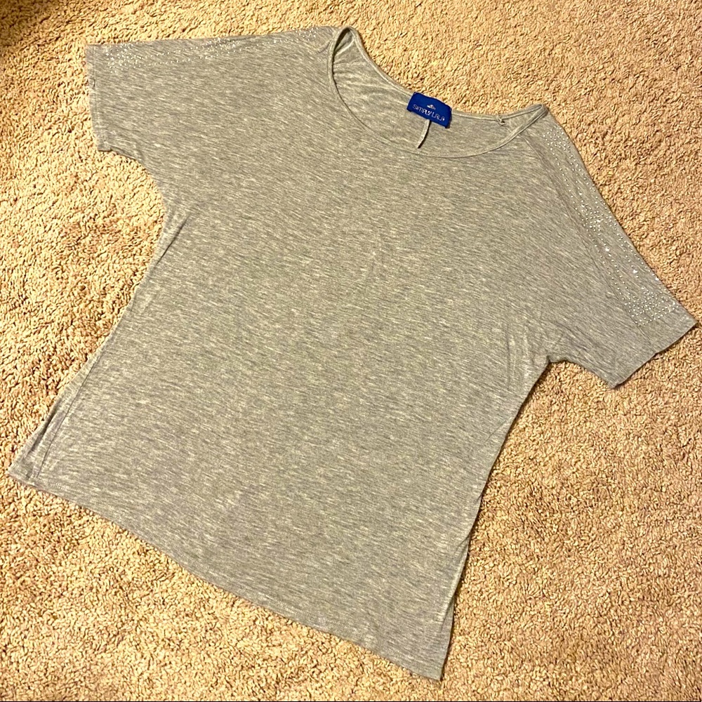 Worn ONCE Heather Grey with silver detail SOFT